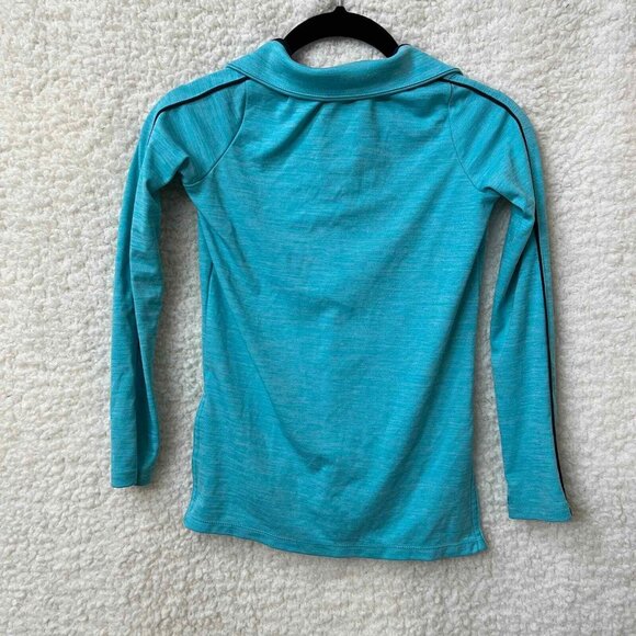 Under Armour Youth HeatGear 1/4 Zip Pullover Loose Fit Long Sleeve Top YSM Polye - Picture 2 of 8